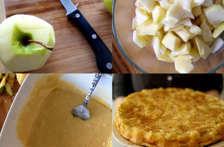 простой рецепт шарлотки с яблоками с фото